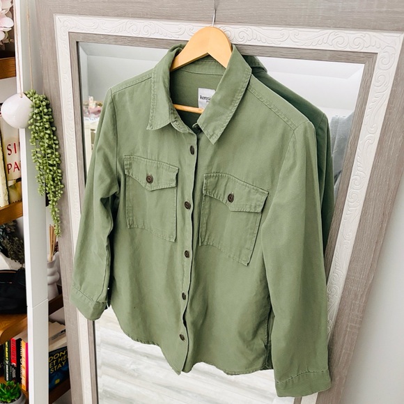 Kensie Jackets & Blazers - ‼️ SOLD Olive Utility Jacket